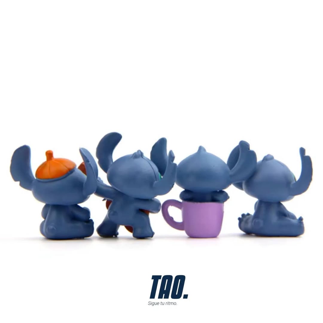 Set de 4 figuras Lilo & Stitch