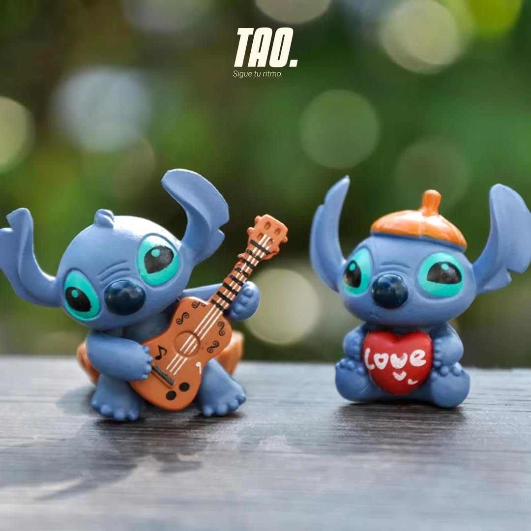Set de 4 figuras Lilo & Stitch
