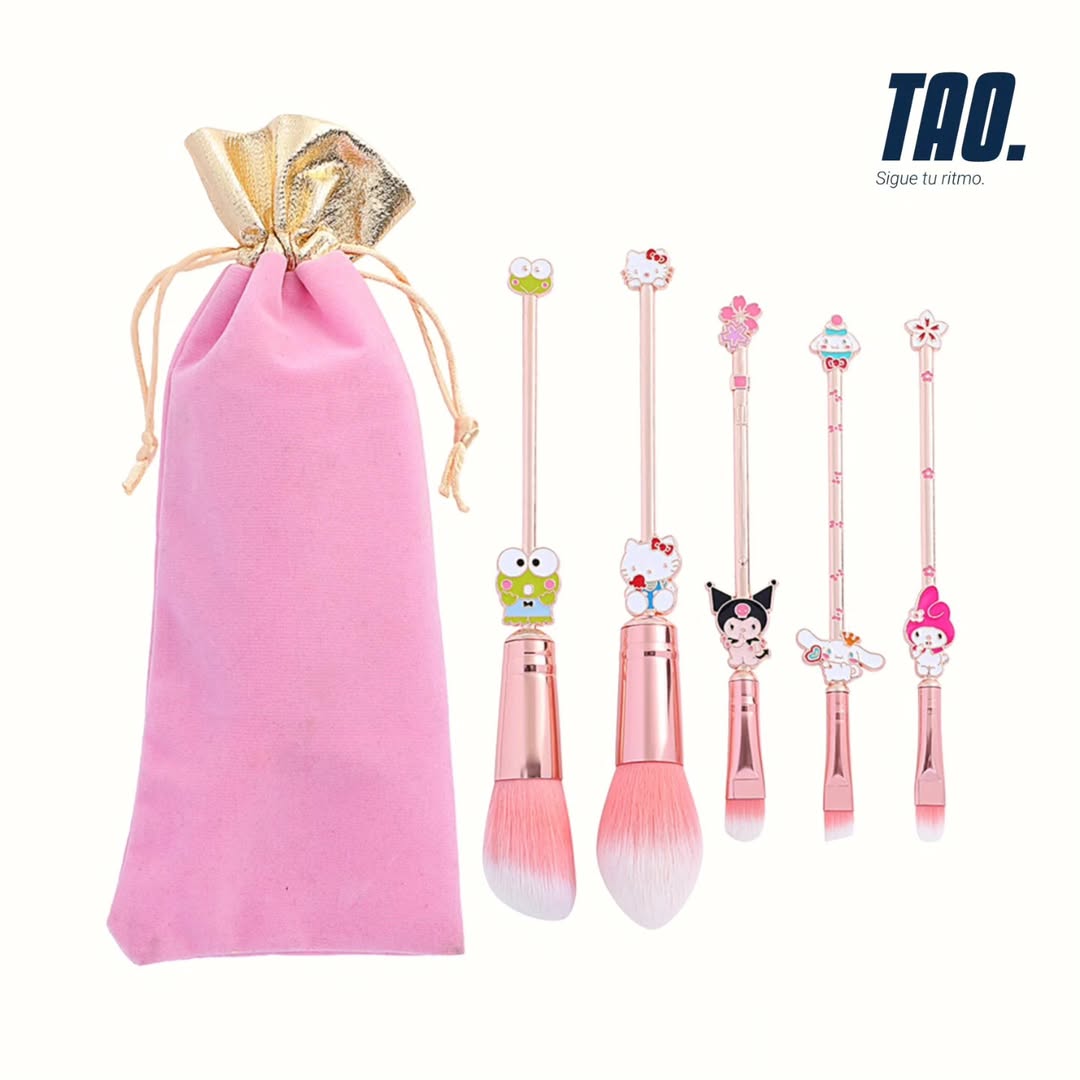 Set de brochas SANRIO 💋💄
