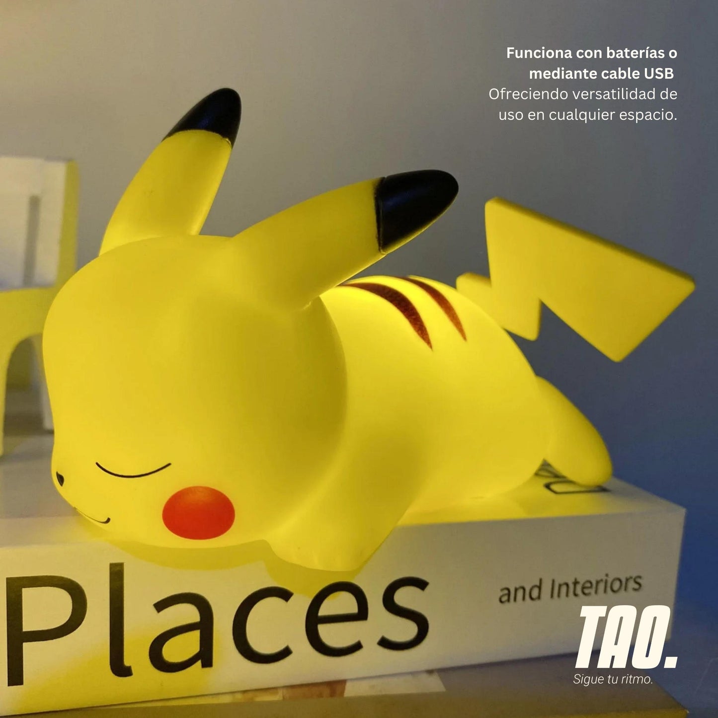 Lámpara Pikachu Acostado