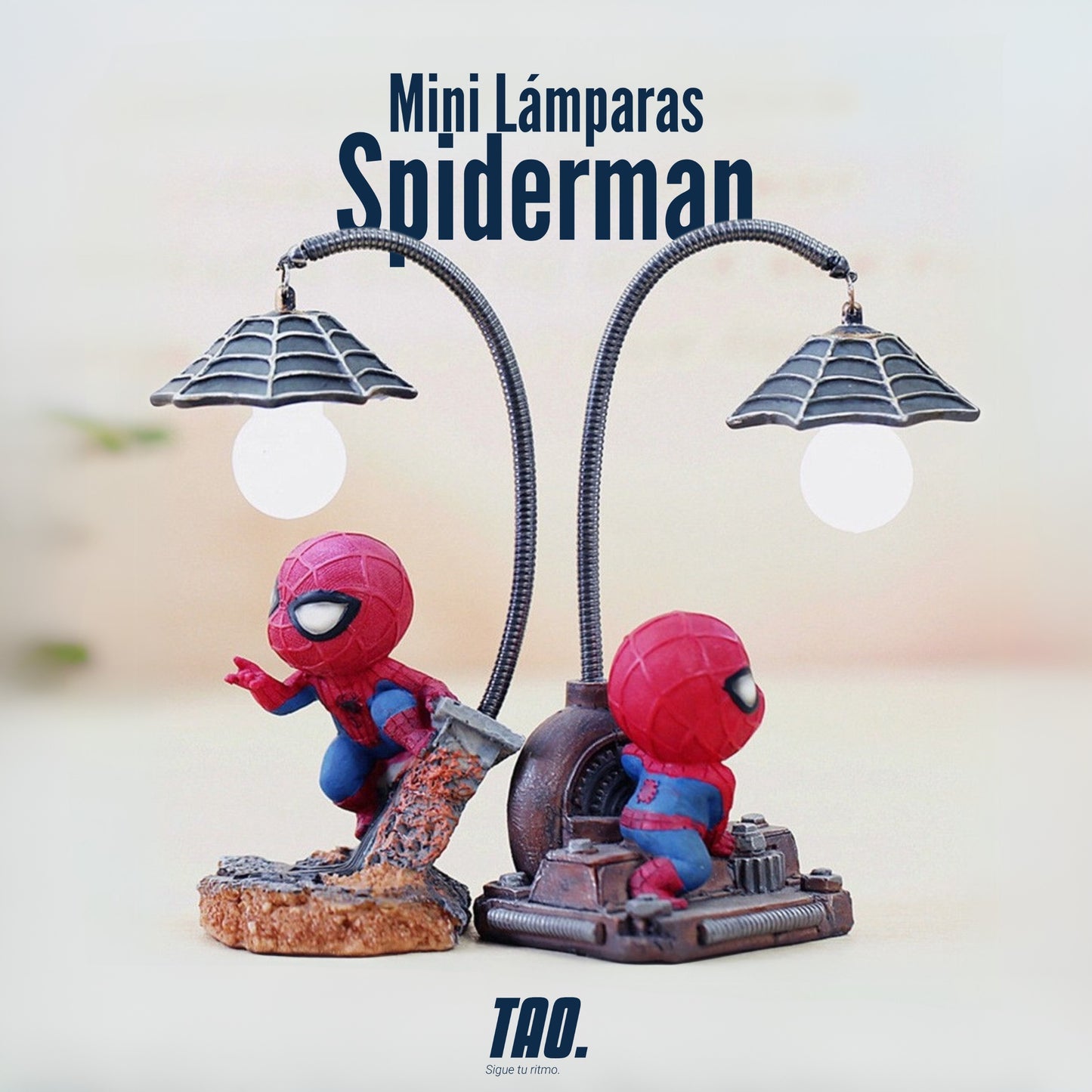 Mini lámpara de Spiderman🕸️🕷️