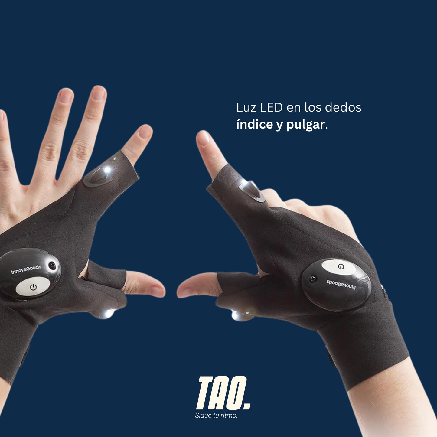 Par de Guantes con Luces Led 💨