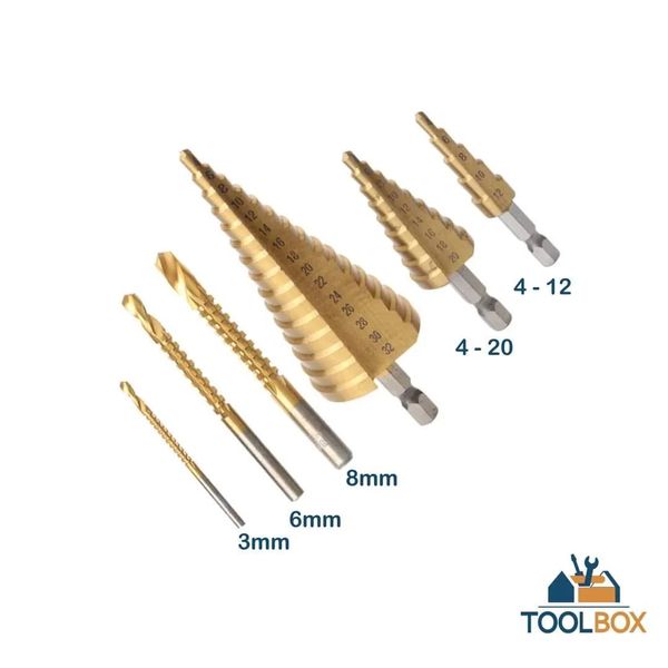 Kit de 3 Brocas Segmentadas y 3 Devastadoras🛠️👷