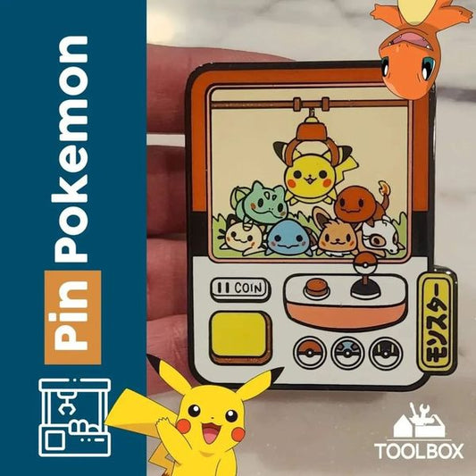 Pin Pokemon Maquina Kawai ⚡🕹️