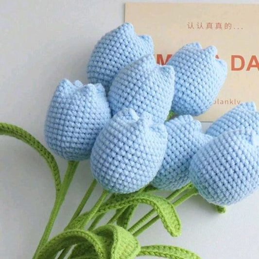 Tulipanes de crochet 💐