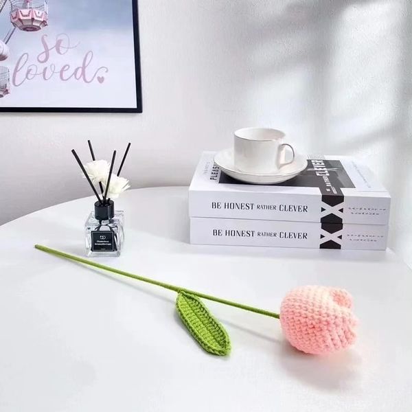Tulipanes de crochet 💐