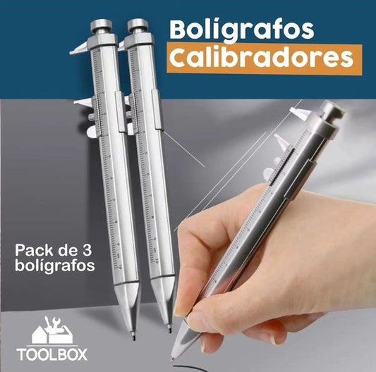 Set de bolígrafos calibradores 🖊️🧰