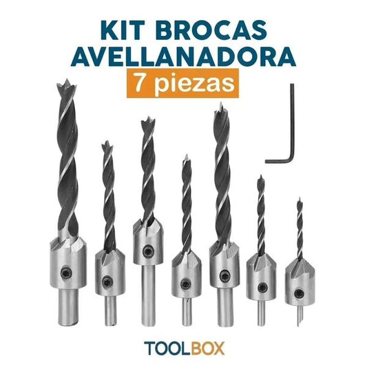 Brocas avellanadoras HSS 🧰