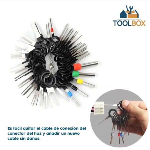 Kit de extracción de terminales nodos y cables C 🧰