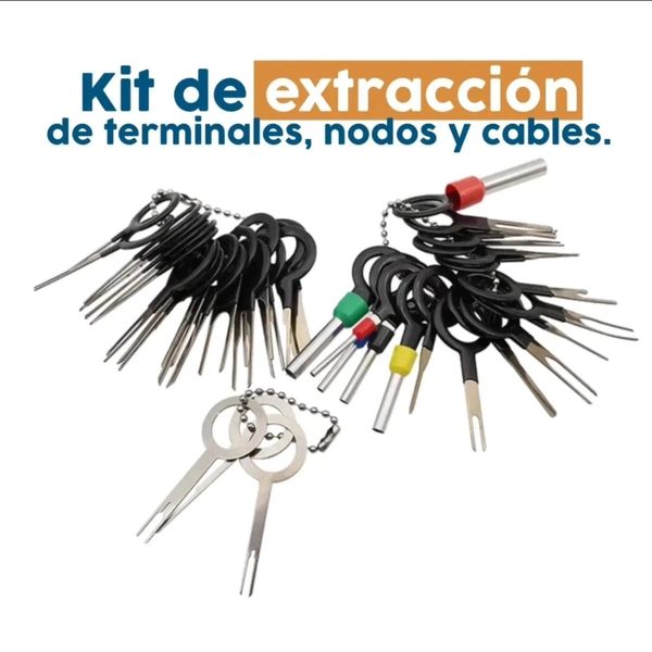 Kit de extracción de terminales nodos y cables C 🧰