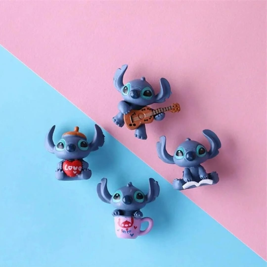 Set de 4 figuras Lilo & Stitch