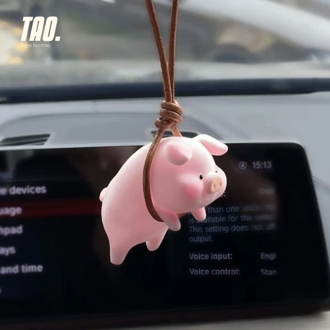 Chanchito colgante para carro