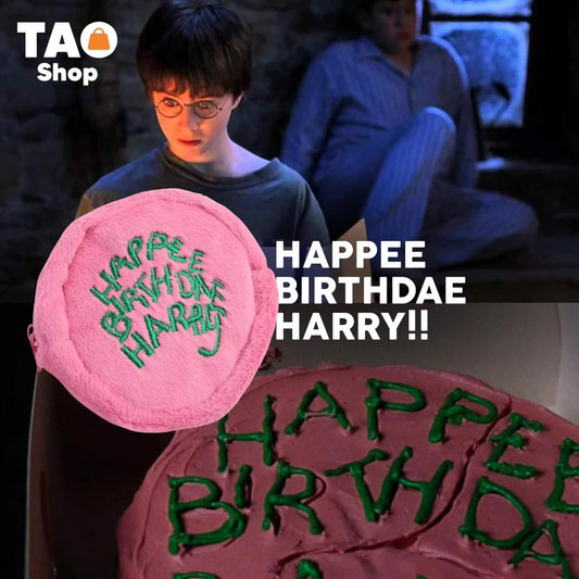 Monedero cosmetiquera 🎂 pastel de Harry Potter 🪄