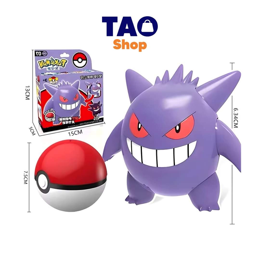 Pokemon Figuras Edicion Limitada Snorlax y Gengar con Pokebola 💜💙