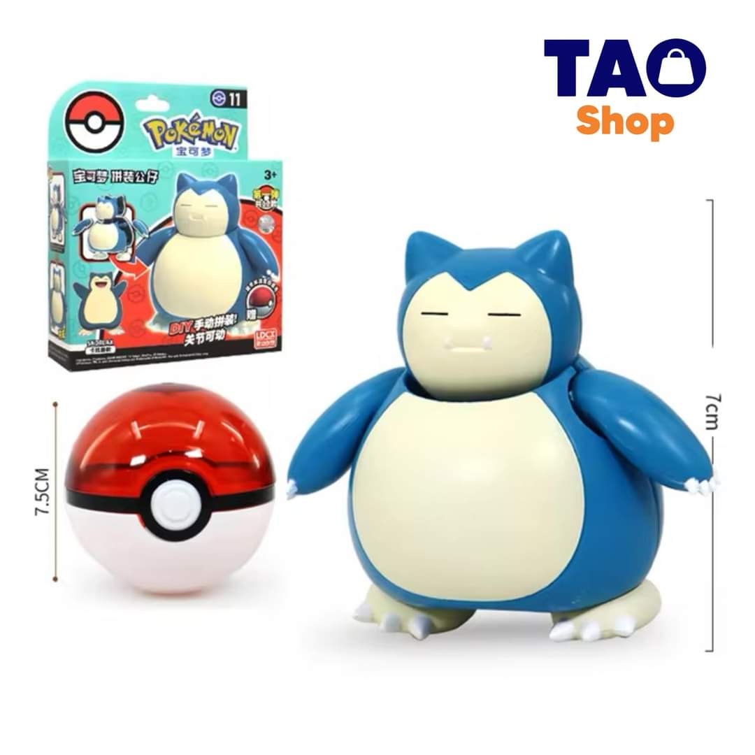 Pokemon Figuras Edicion Limitada Snorlax y Gengar con Pokebola 💜💙