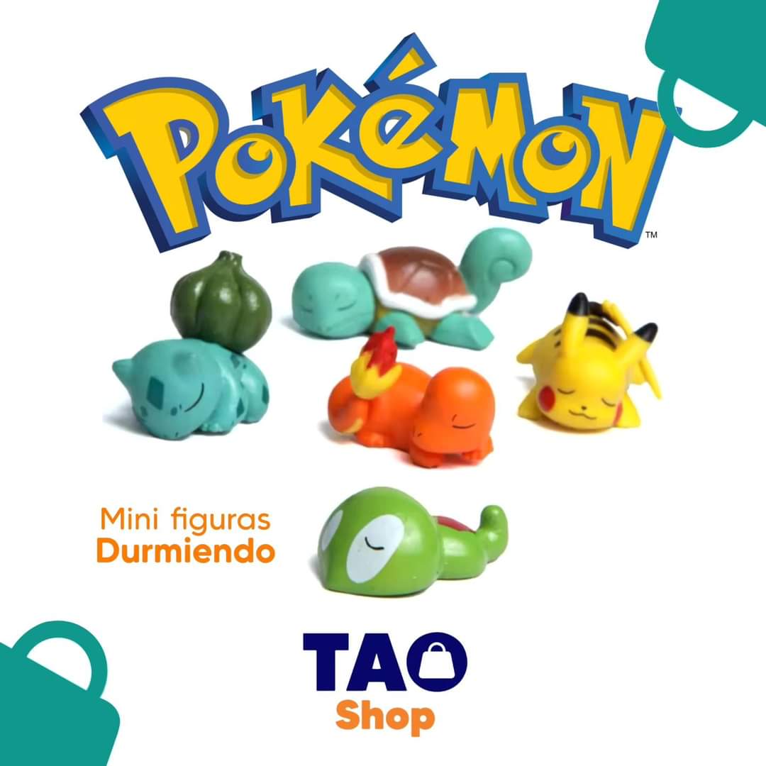 Set de figuras Pokémon - hora de soñar💤😎