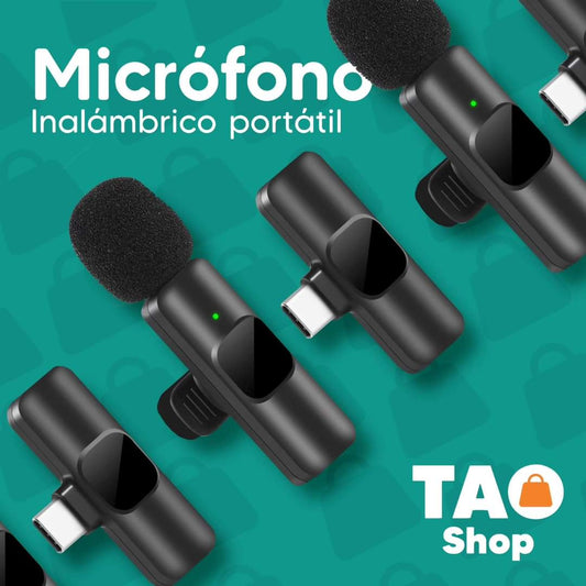 Microfono portátil inalámbrico