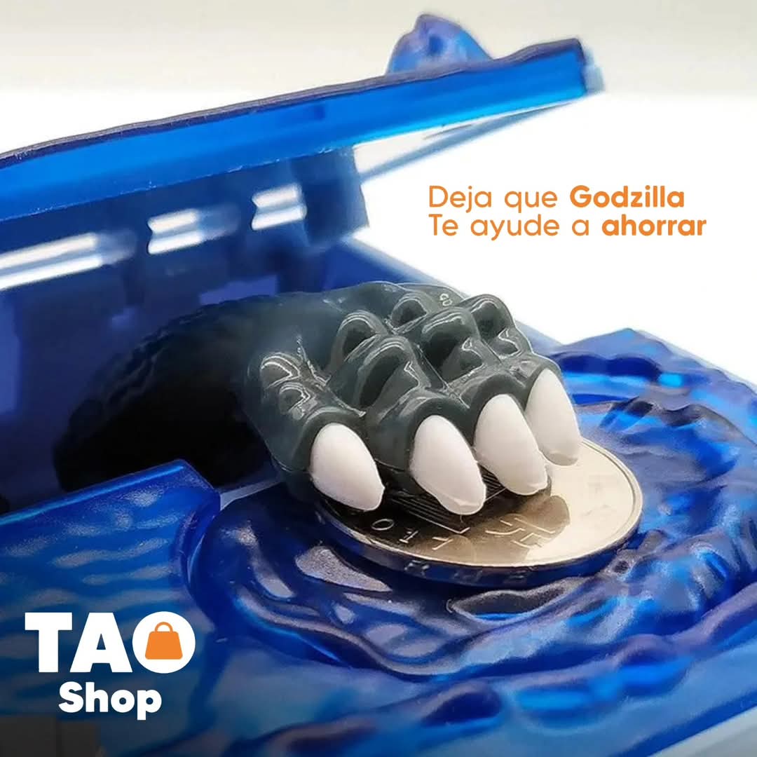 Alcancía Godzilla