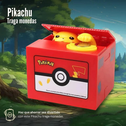 Alcancía de Pikachu robamonedas⚡️