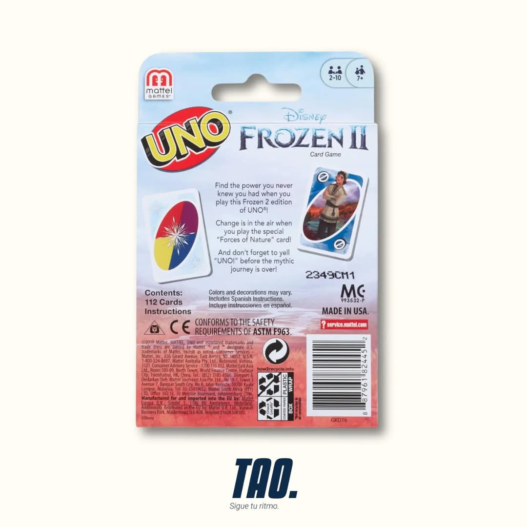 UNO EDICION LIMITADA FROZEN ❄️