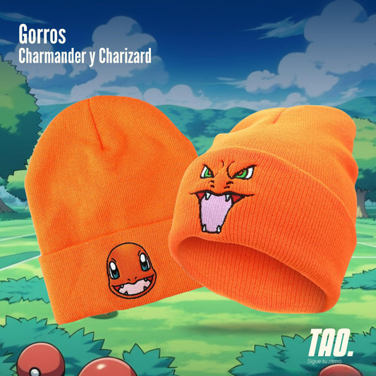Gorro Charmander y Charizard
