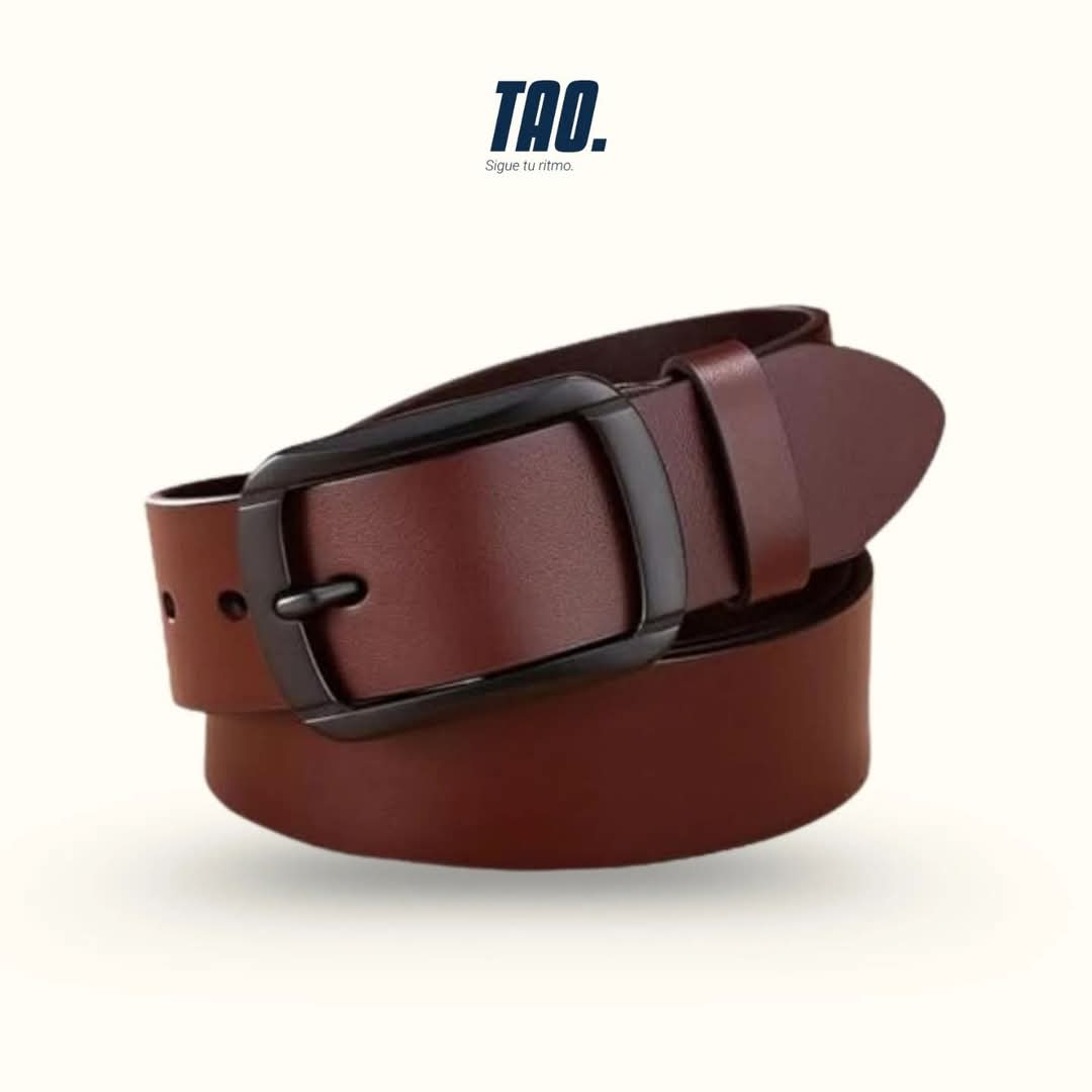 Cinturones para hombre hebilla cuadrada