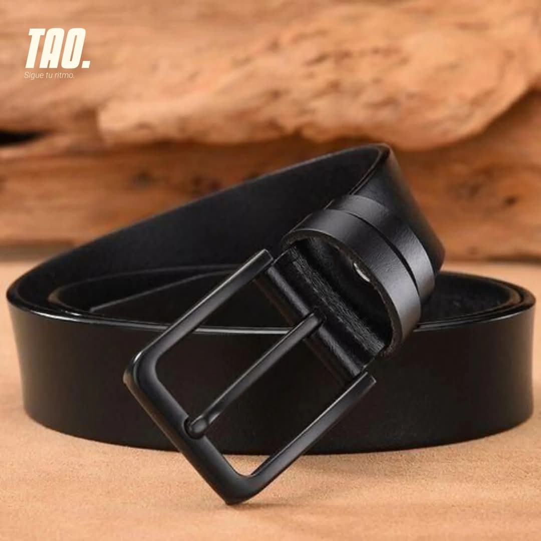 Cinturones para hombre hebilla cuadrada