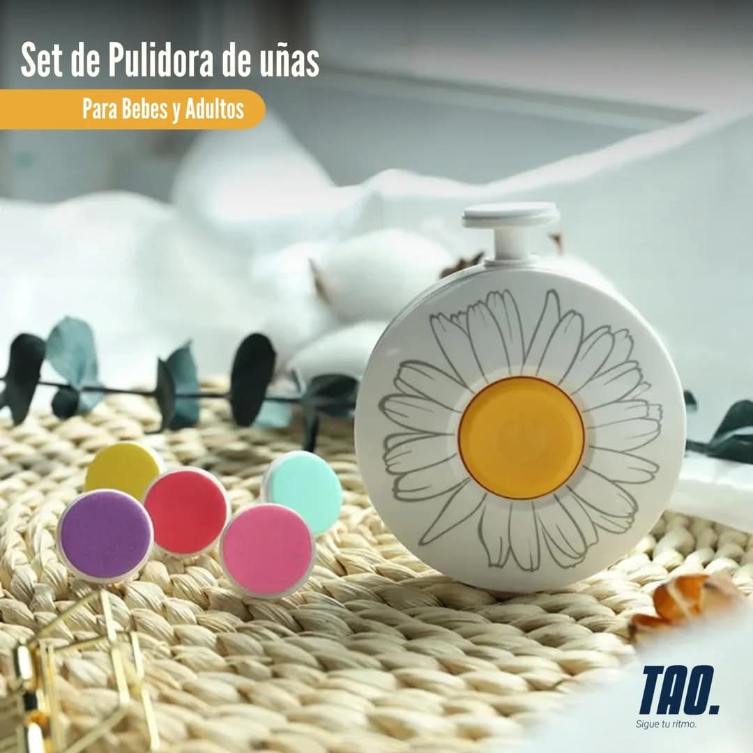 Set Pulidora de uñas para Bebes y Adultos