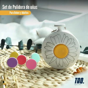 Set Pulidora de uñas para Bebes y Adultos