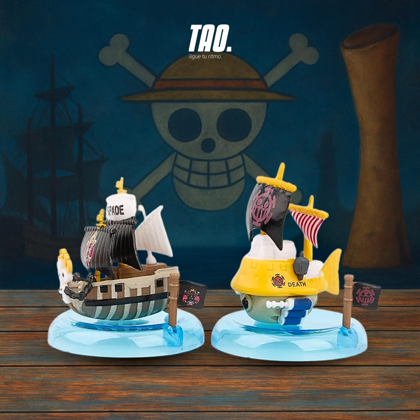 Set mini barcos One Piece
