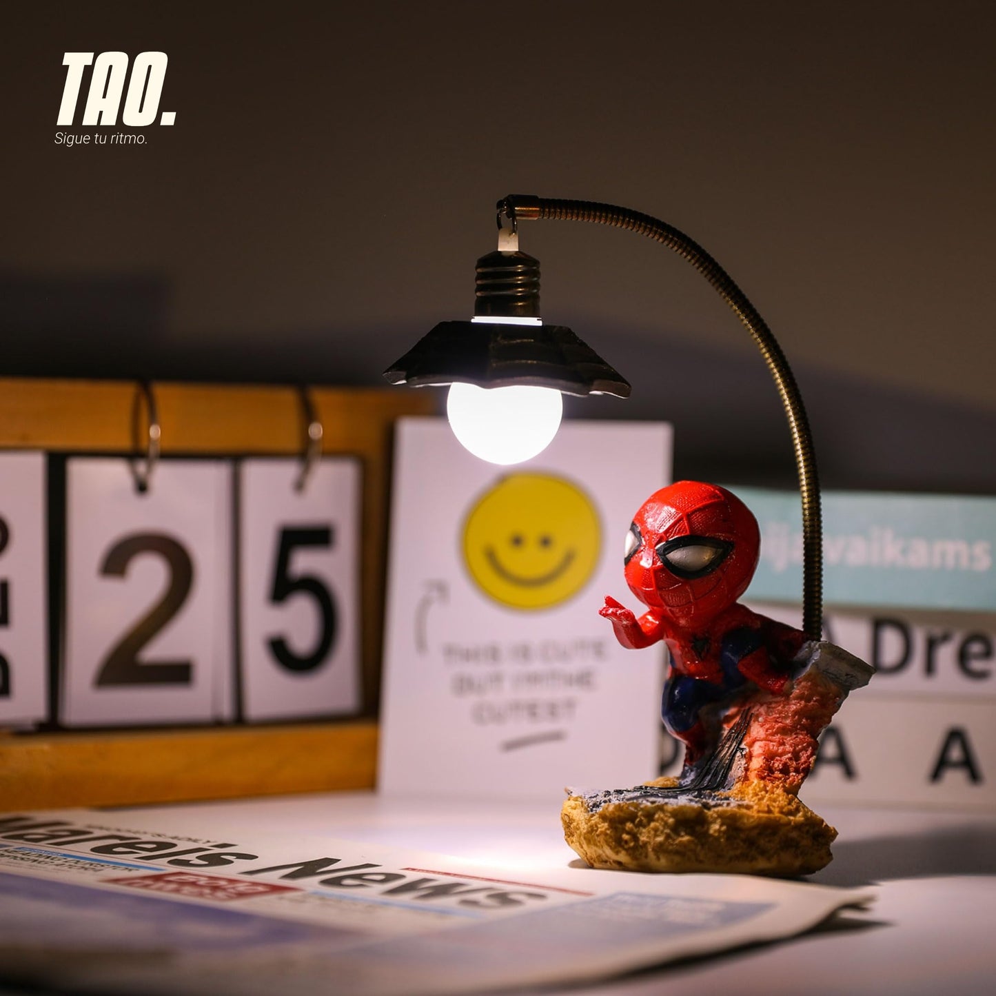 Mini lámpara de Spiderman🕸️🕷️