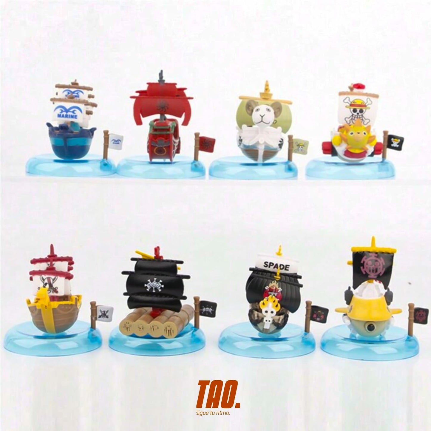 Set mini barcos One Piece