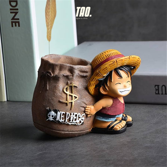Portalápices Luffy- pieza de colección ✏️🏴‍☠️