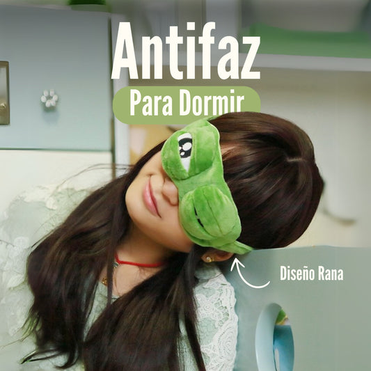 Antifaz para dormir de ranita 💤