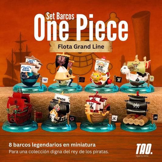 Set mini barcos One Piece