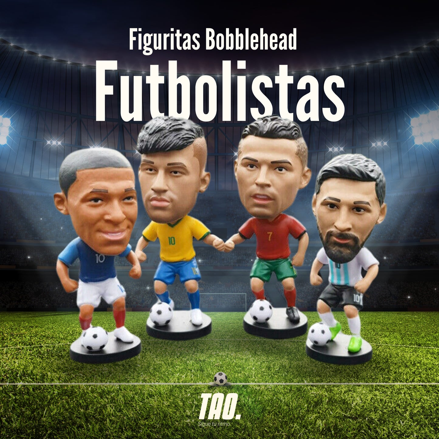Figuras Bobblehead futbolista ⚽️