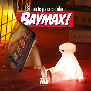 Soporte y lampara de noche Baymax - Big Hero📱💡