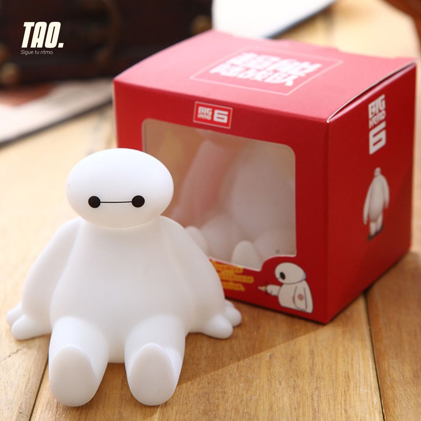 Soporte y lampara de noche Baymax - Big Hero📱💡