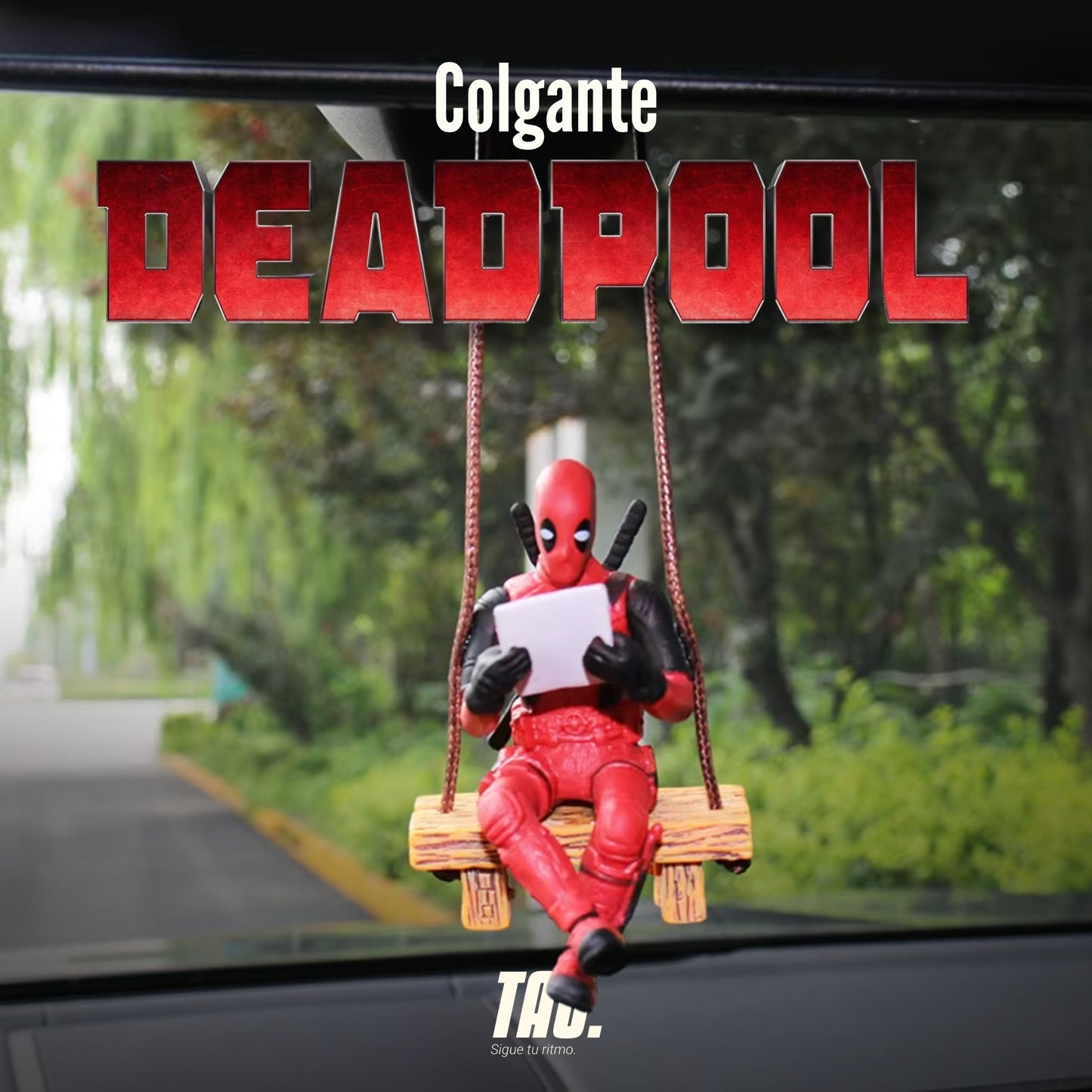 Colgante de auto Deadpool ⚔️😎