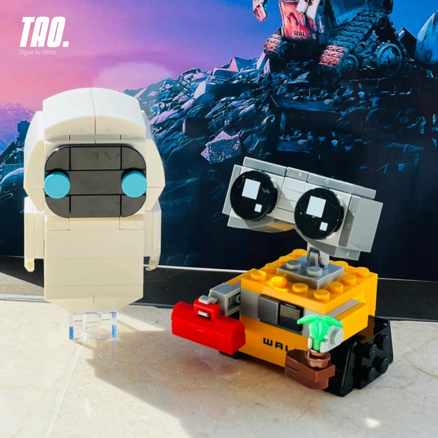 Figuritas armables Wall E & Eva