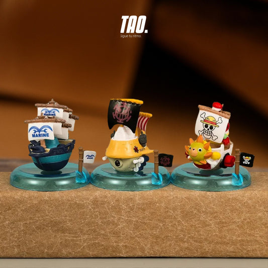 Set mini barcos One Piece