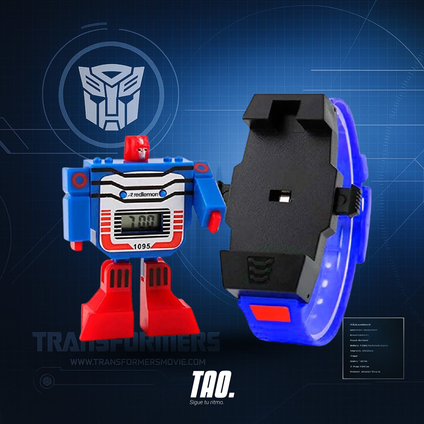 Reloj Transformers