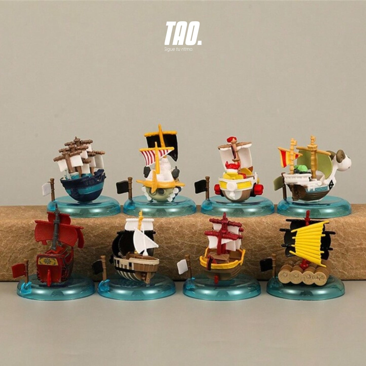 Set mini barcos One Piece