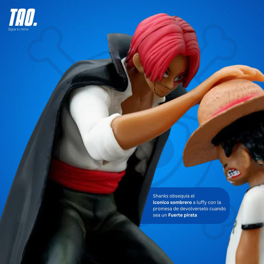 Figura Luffy y Shanks