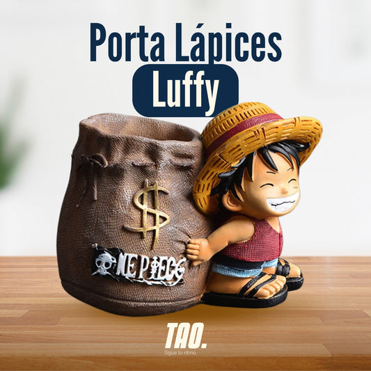 Portalápices Luffy- pieza de colección ✏️🏴‍☠️