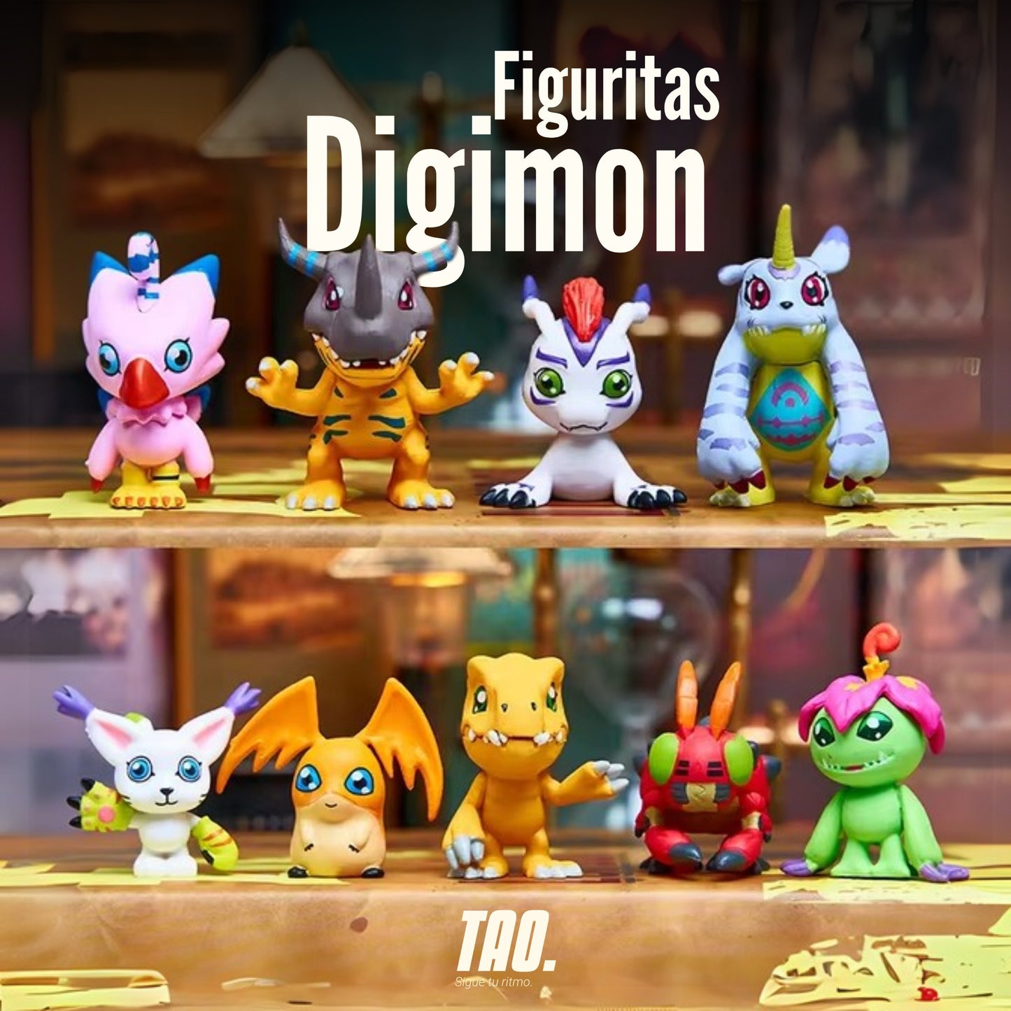 Set figuras Digimon